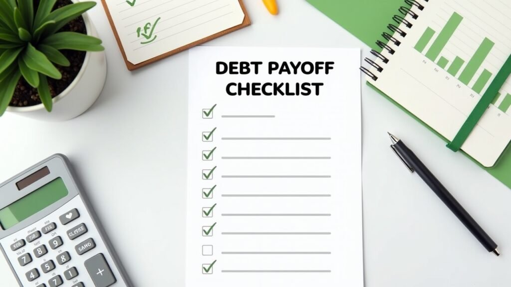 Debt payoff checklist