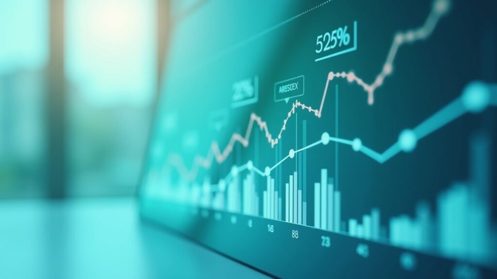 Financial progress graph