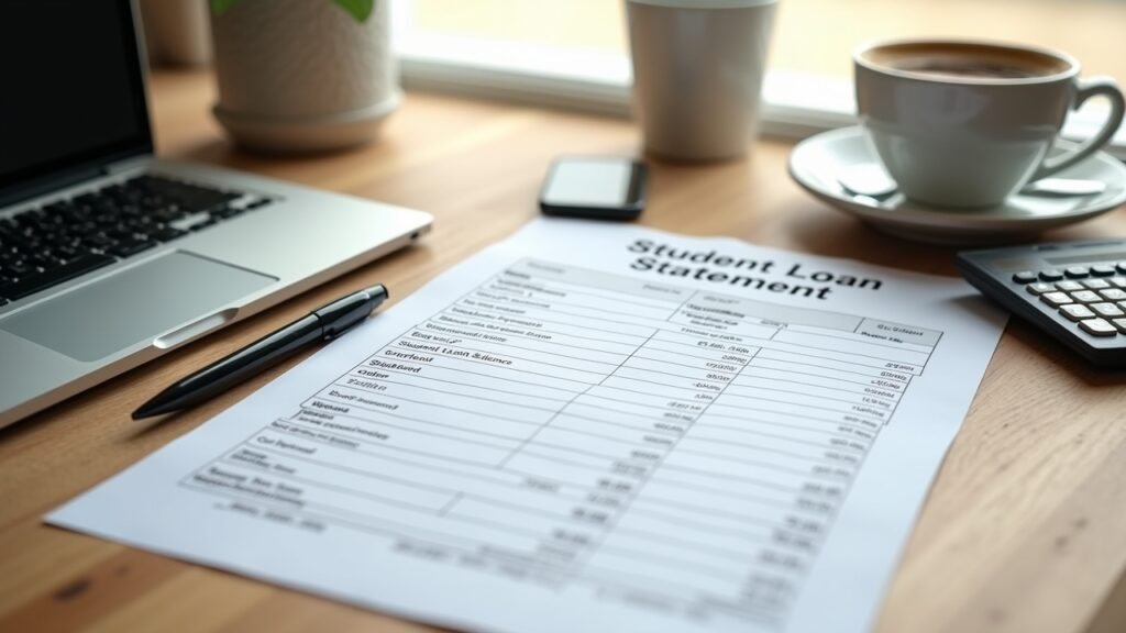 Student loan statement