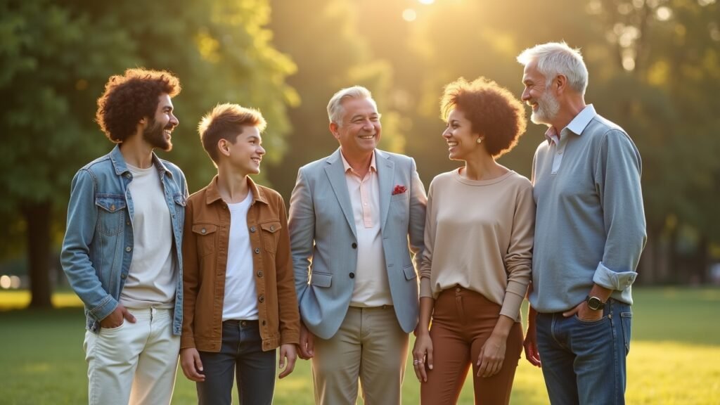 Different age groups