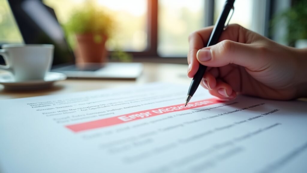 Error highlighted on report