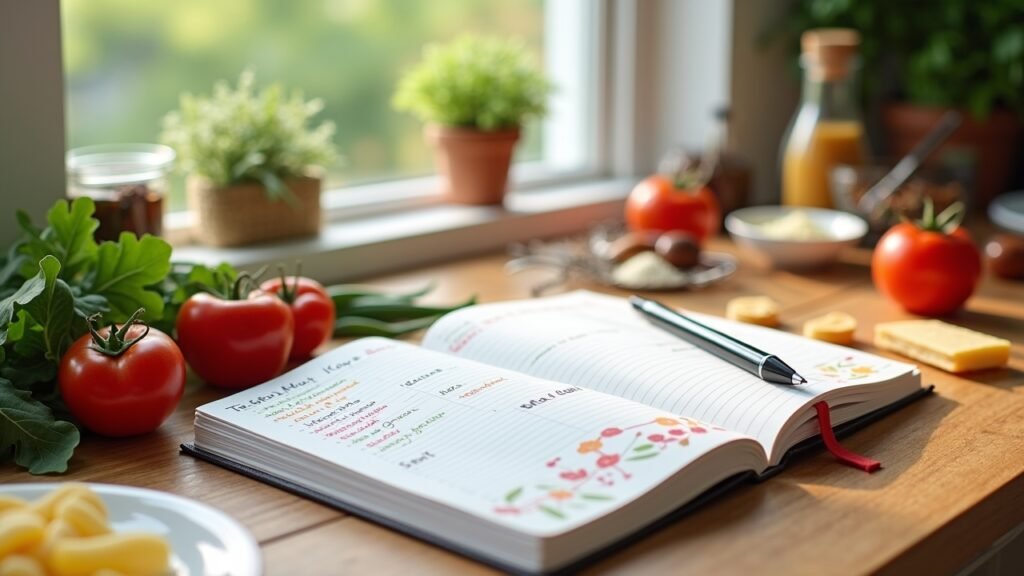 Meal planning notebook