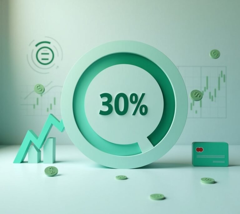 Credit utilization gauge