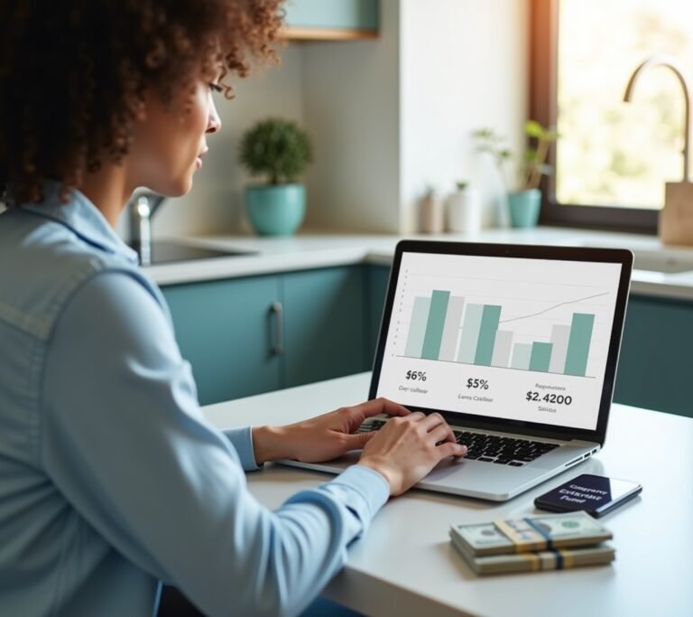 Piggy bank with coins