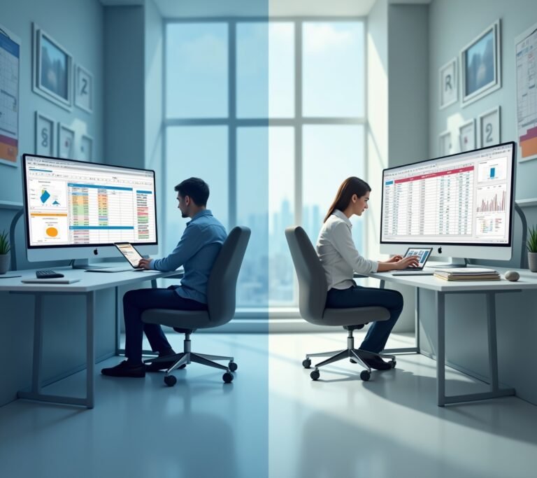 Two budget methods side by side