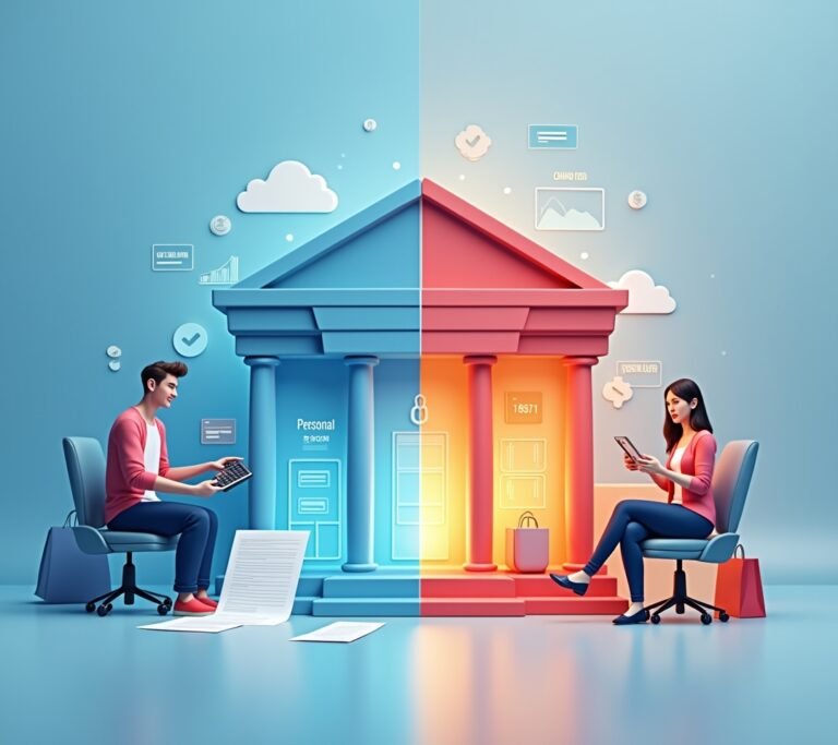 Loan vs credit card visual