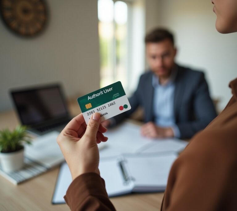 Authorized user card